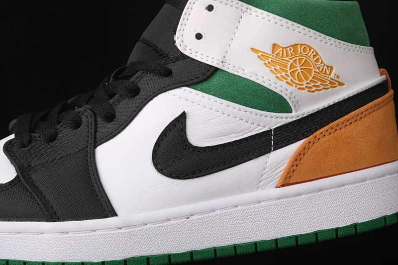 All categories Air Jordan Jordan series basketball shoes Air Jordan 1 Mid Air Jordan 1 Mid AJ1 Joe 1 mid-top gold medal color matching 852542-101